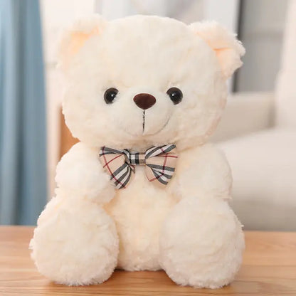 10” Cute Cartoon Teddy Bear Plush Toys - Soft and Cuddly Stuffed Animals for Babies