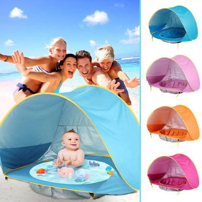 Baby Beach Tent Portable Infant Pool Protection Shade Light Travel Canopy