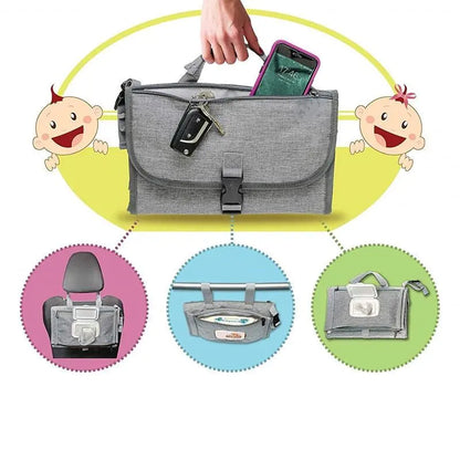 Baby Diaper Changing Station Portable Pouch Travel Essentials